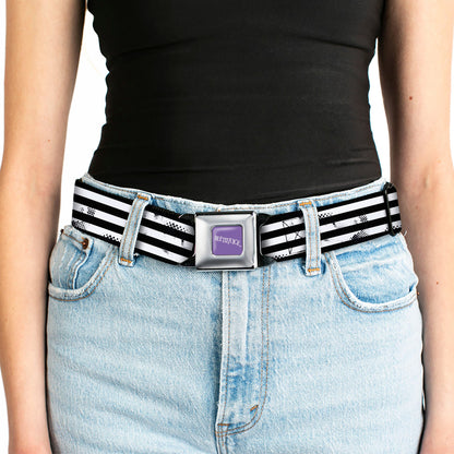 Beetlejuice Suit Striping Seatbelt Belt