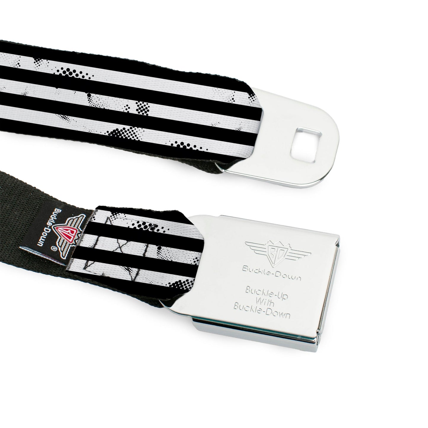 Beetlejuice Suit Striping Seatbelt Belt