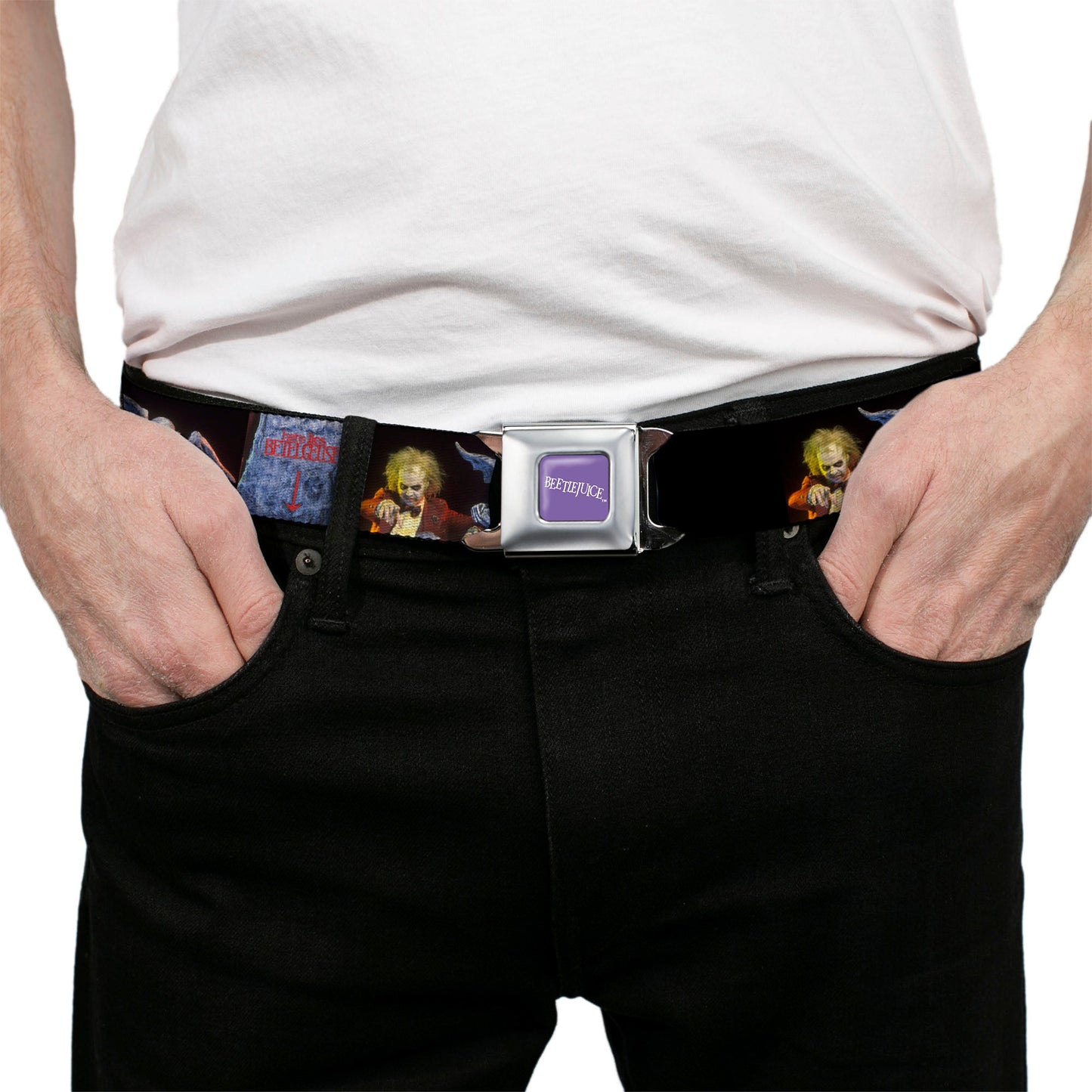 Beetlejuice Graveyard Gargoyle Seatbelt Belt