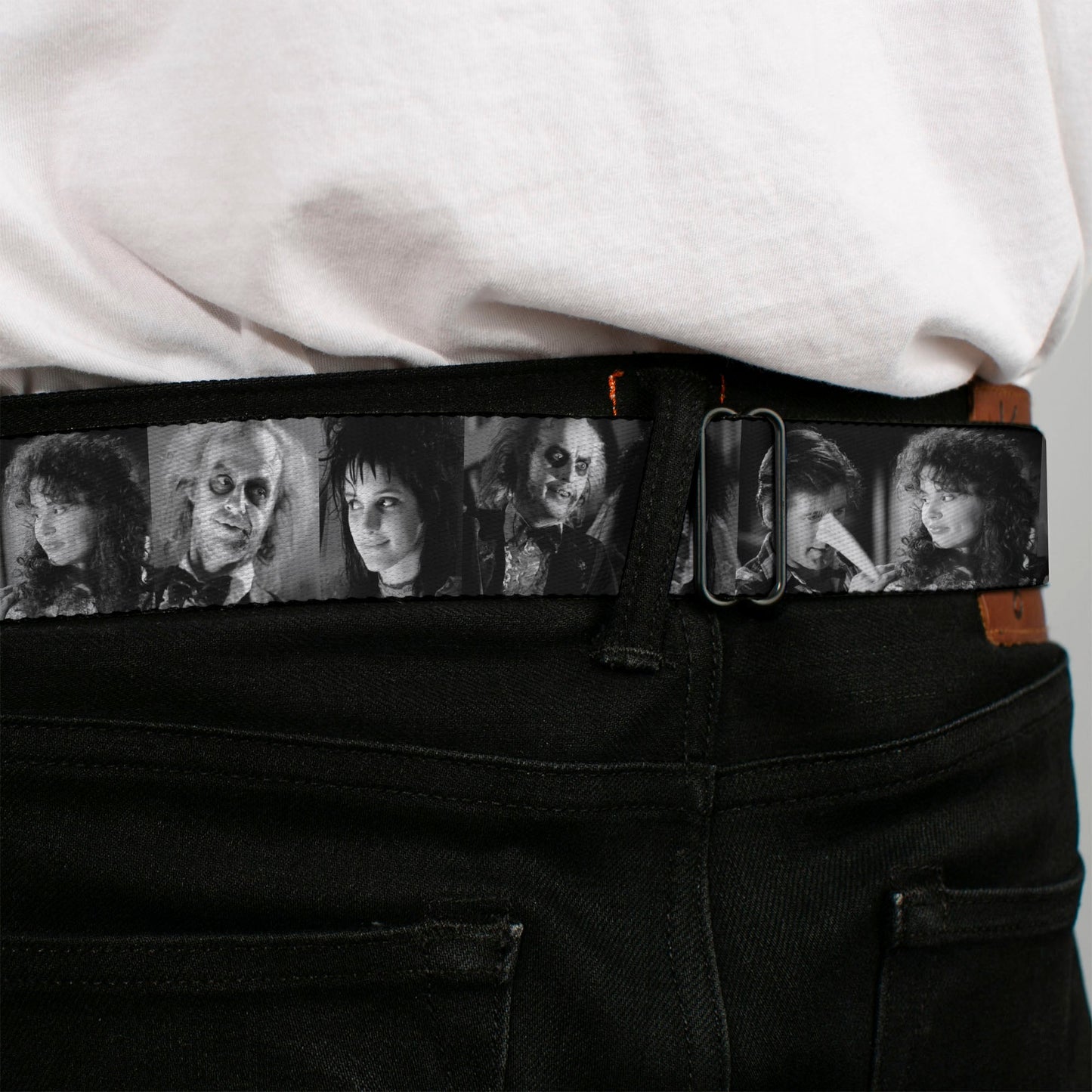 Beetlejuice Text Logo Full Color Seatbelt Belt