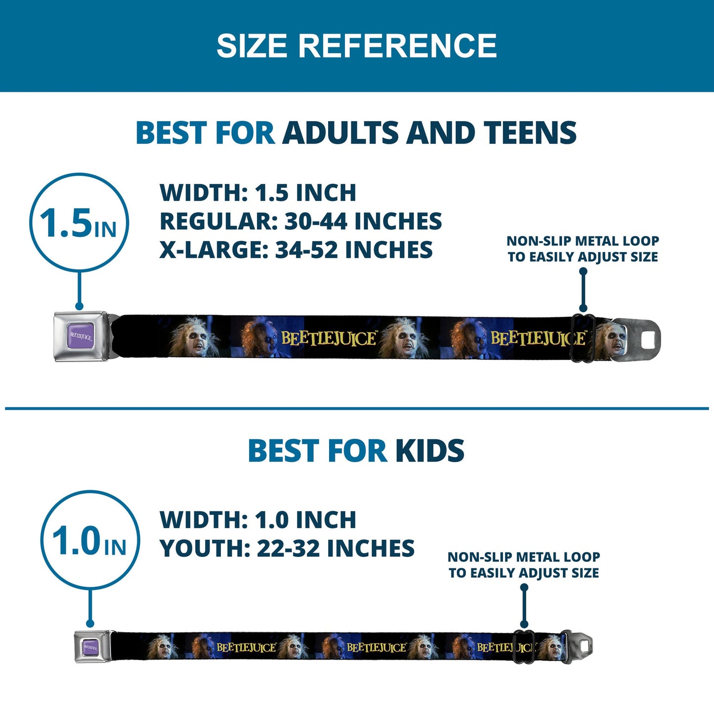 Beetlejuice Movie Seatbelt Belt