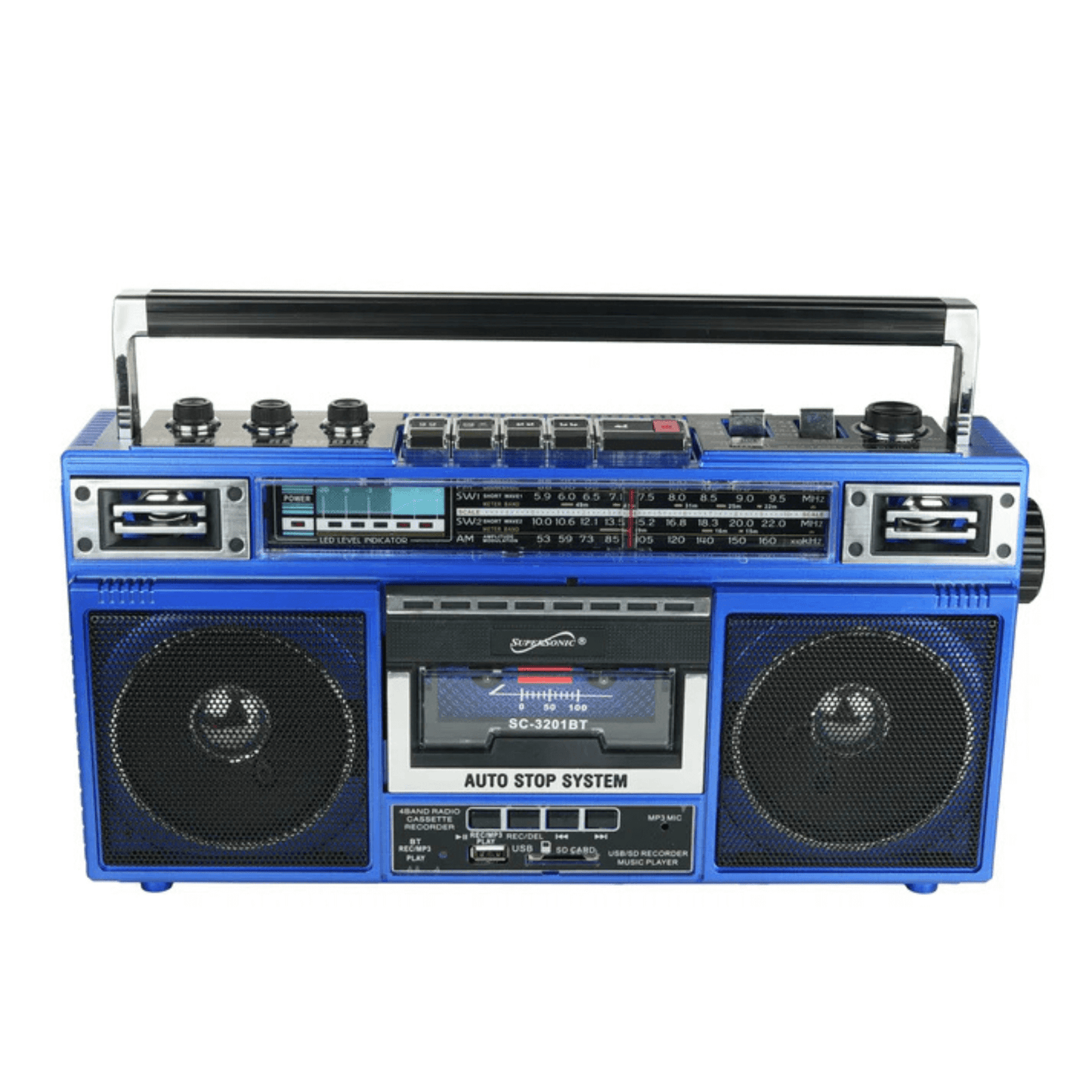 4 Band Radio & Cassette Player + Cassette To Mp3 Converter & Bluetooth