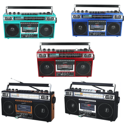 4 Band Radio & Cassette Player + Cassette To Mp3 Converter & Bluetooth