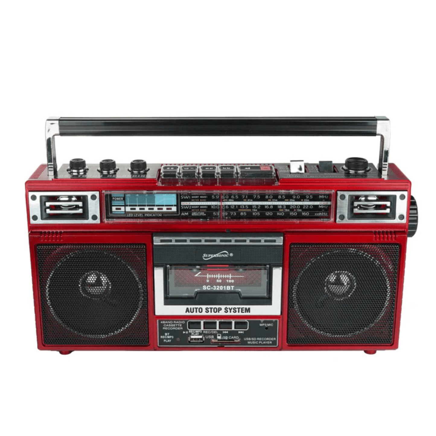 4 Band Radio & Cassette Player + Cassette To Mp3 Converter & Bluetooth