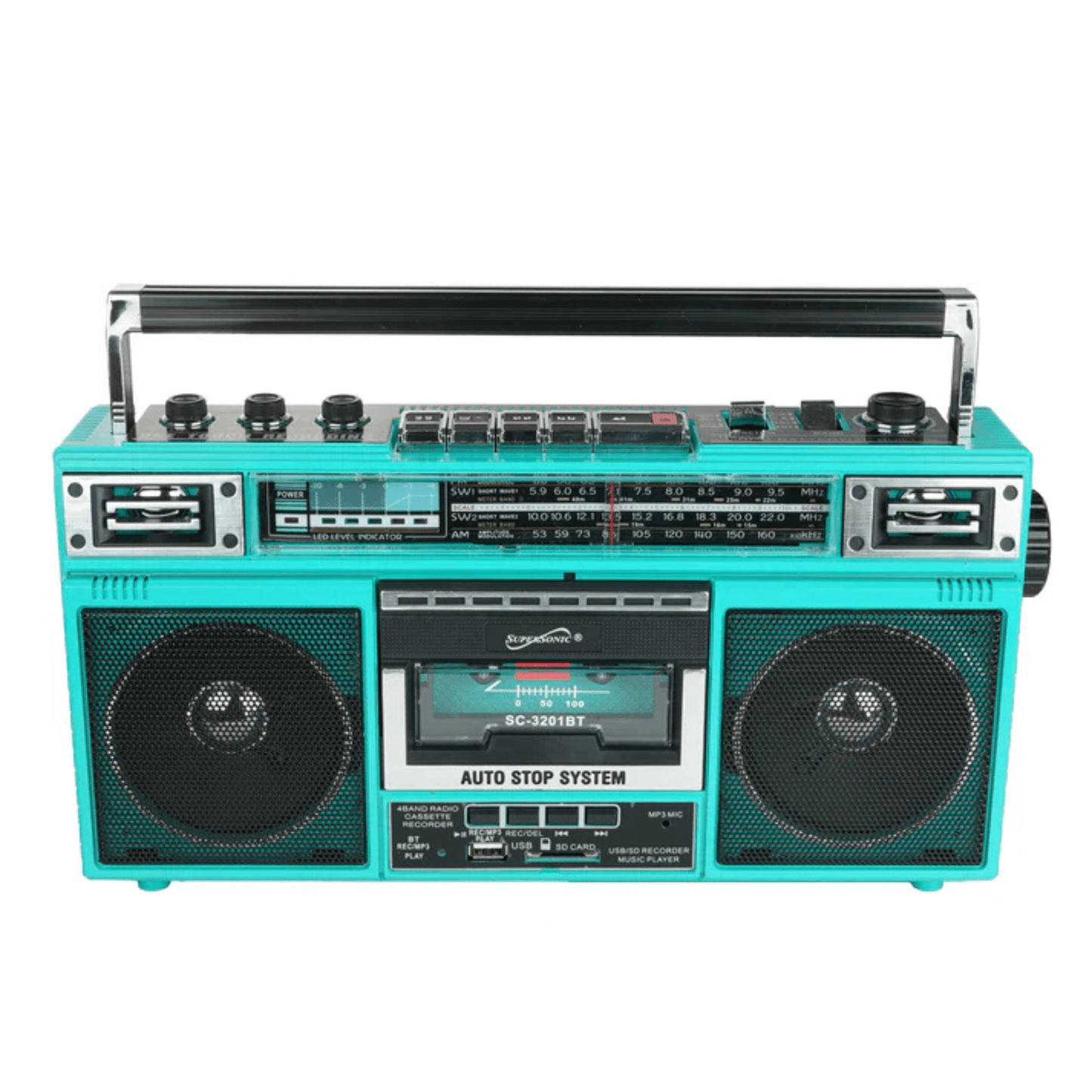 4 Band Radio & Cassette Player + Cassette To Mp3 Converter & Bluetooth