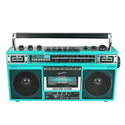 4 Band Radio & Cassette Player + Cassette To Mp3 Converter & Bluetooth