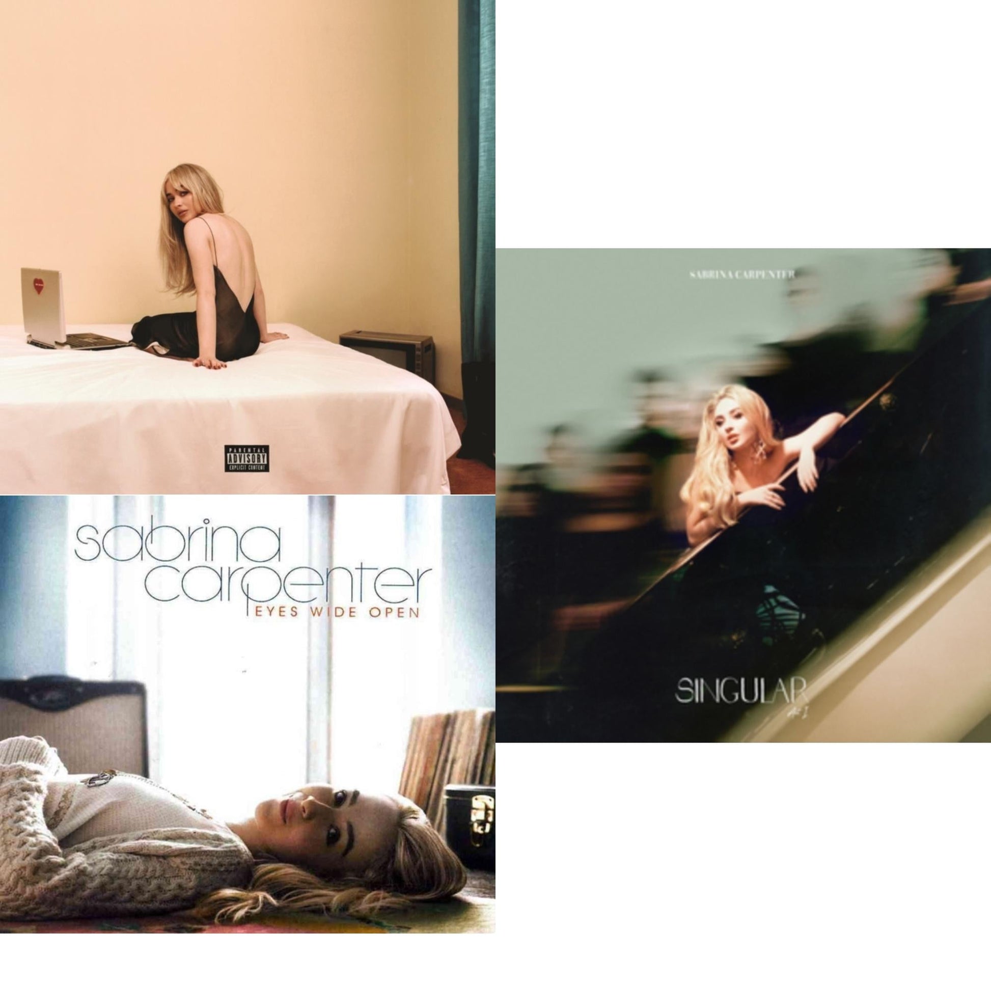 Sabrina Carpenter - Eyes Wide Open & Singular: Act I & Emails I Can't Send (X) - CD Bundle