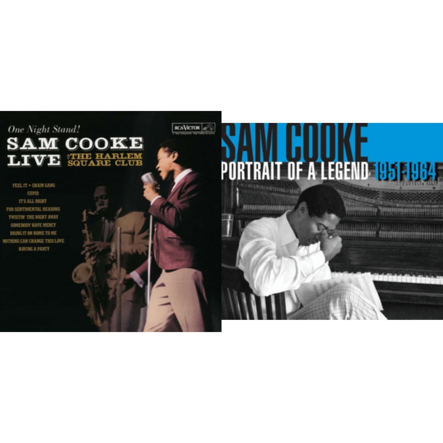 Sam Cooke - Portrait Of A Legend: 1951 - 1964 & Live At The Harlem Square Club (180G) - LP Vinyl Bundle