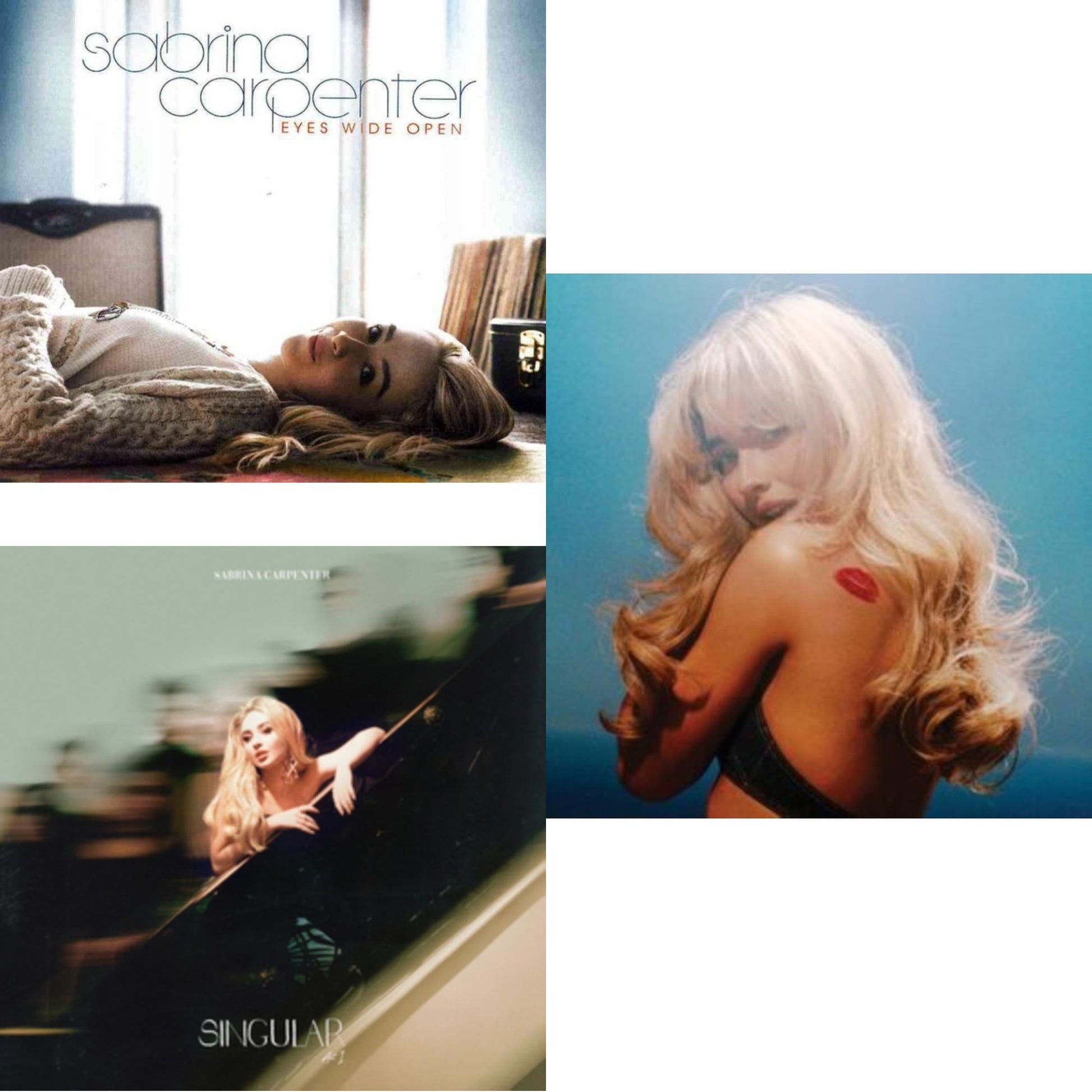 Sabrina Carpenter - Eyes Wide Open & Singular: Act I & Short N Sweet (X) (Deluxe Edition) - CD Bundle