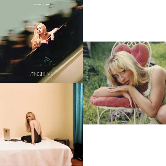 Sabrina Carpenter - Singular Act I & Emails I Can’T Send (Bone Color LP Vinyl) & Short N Sweet (Vintage Bottle LP Vinyl)