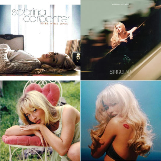 Sabrina Carpenter - Eyes Wide Open & Singular: Act I & Short N Sweet (Alternate Cover) & Short N Sweet (X) (Deluxe Edition) - CD Bundle