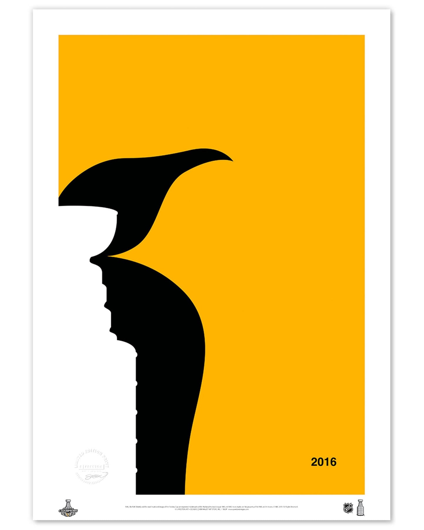 Minimalist Stanley Cup 2016 Limited Edition Art Print