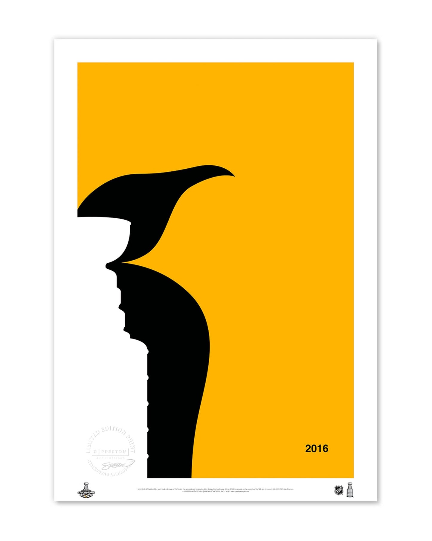 Minimalist Stanley Cup 2016 Limited Edition Art Print