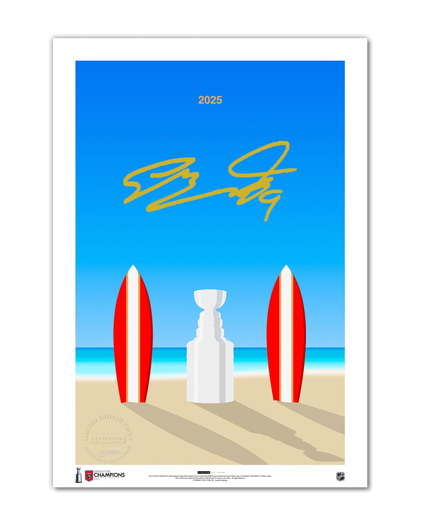 Minimalist Stanley Cup 2025 Limited Edition Art Print