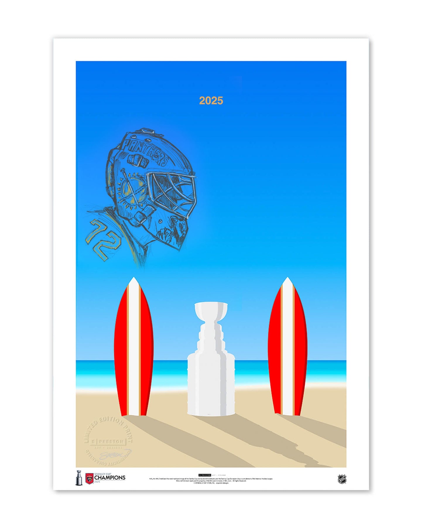 Minimalist Stanley Cup 2025 Limited Edition Art Print