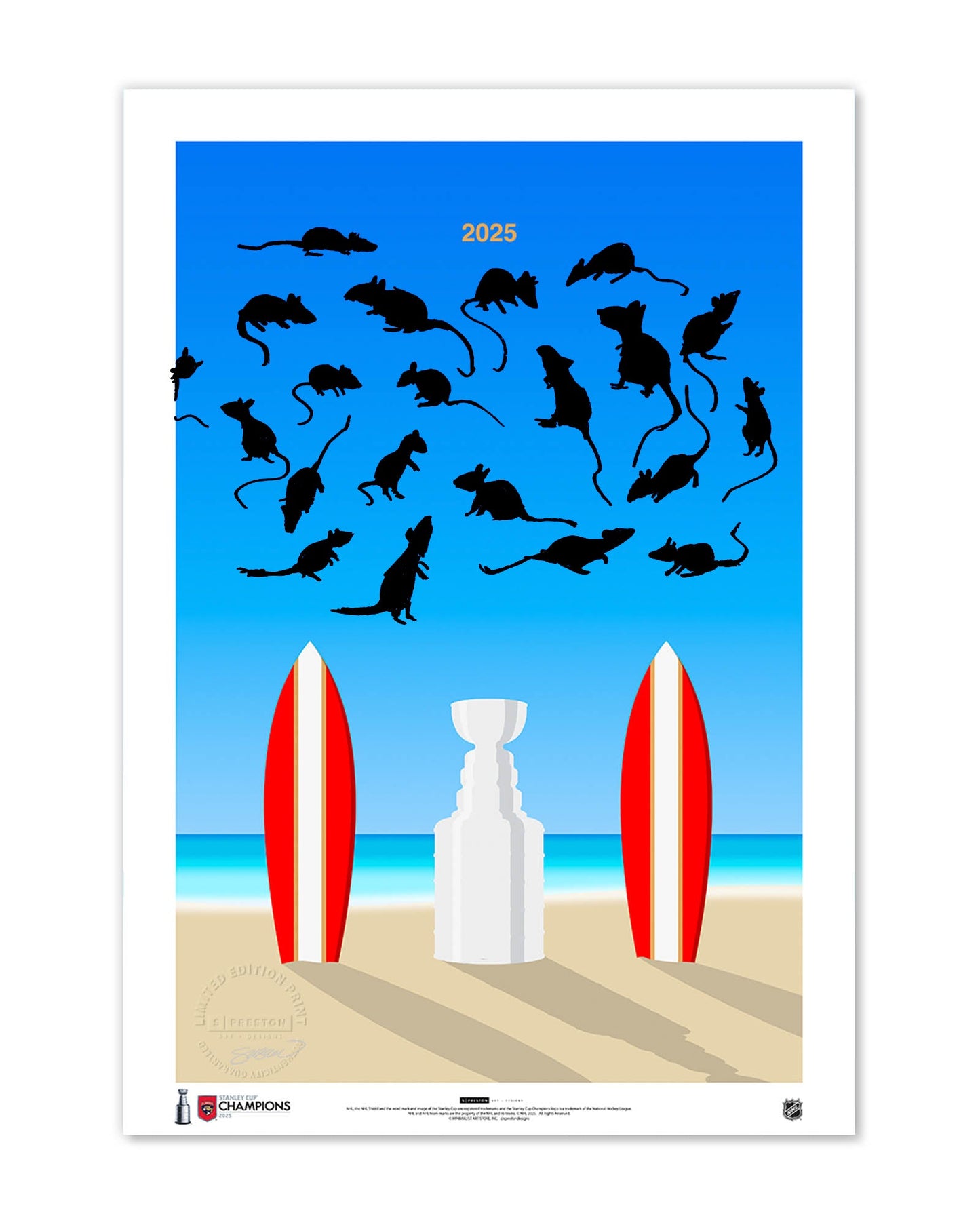 Minimalist Stanley Cup 2025 Limited Edition Art Print