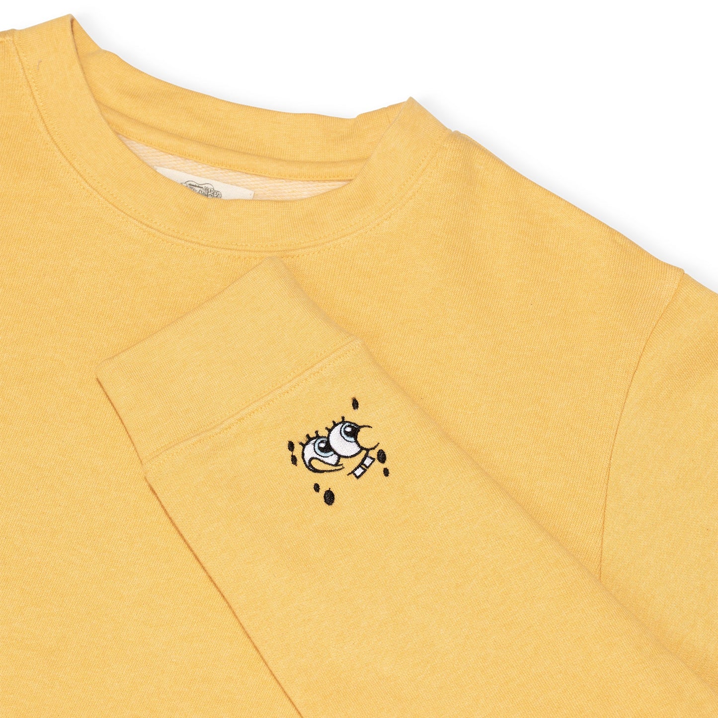 SpongeBob Squarepants Protect Oceans Crewneck Sweatshirt Yellow