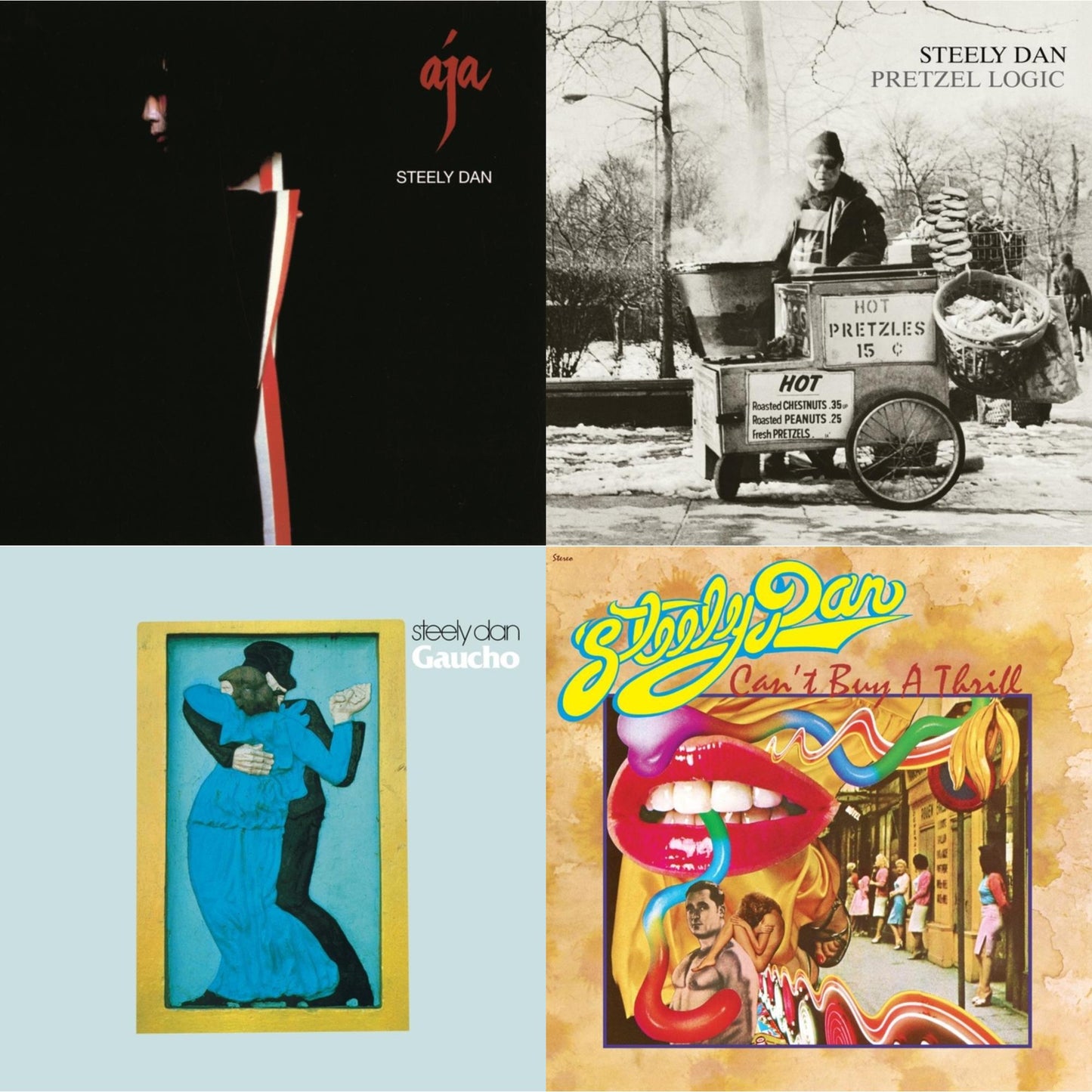 Steely Dan - Gaucho & Pretzel Logic & Aja & Can't Buy A Thrill (180G) - LP Vinyl Bundle