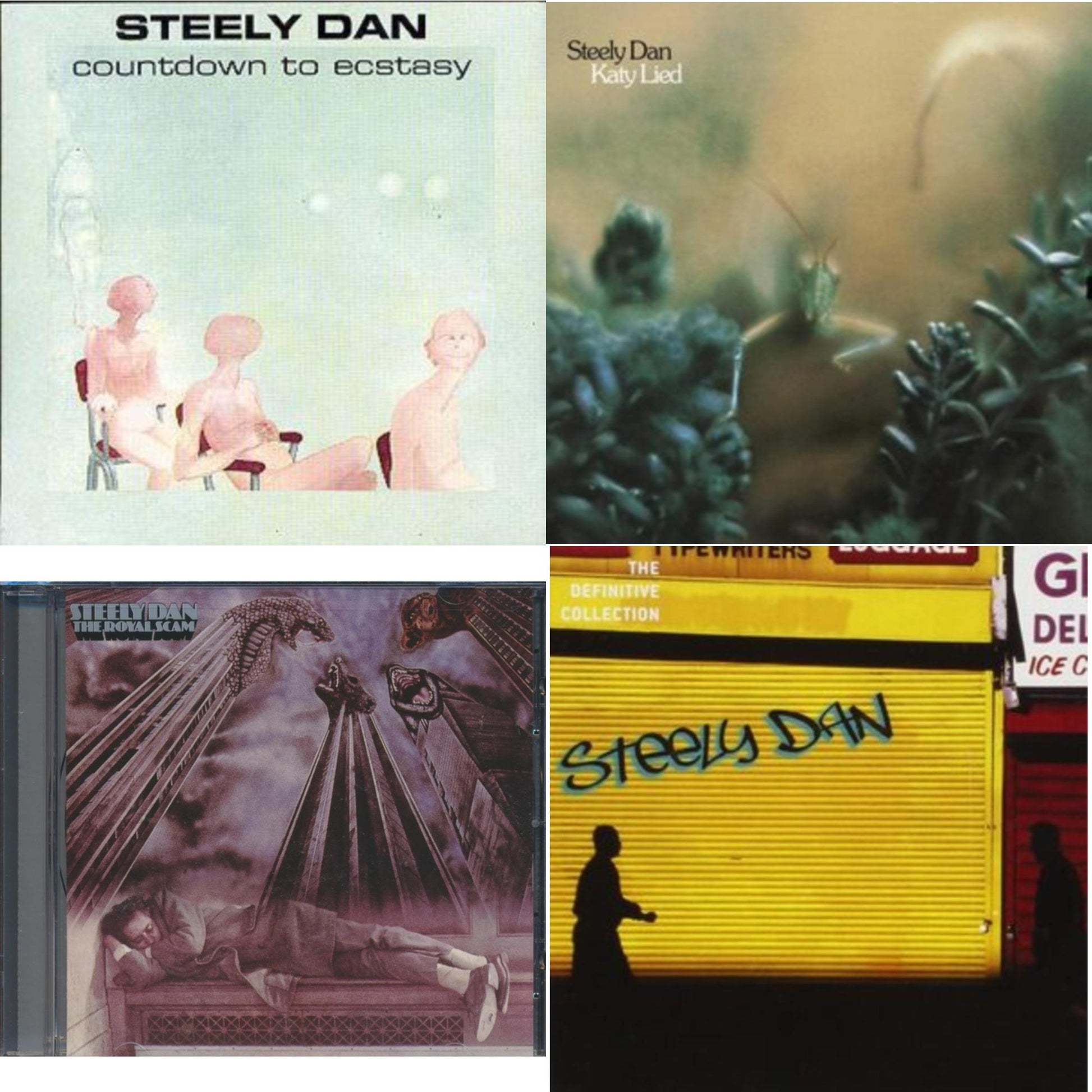 Steely Dan - Countdown To Ecstasy & Katy Lied & Royal Scam & Definitive Collection - CD Bundle