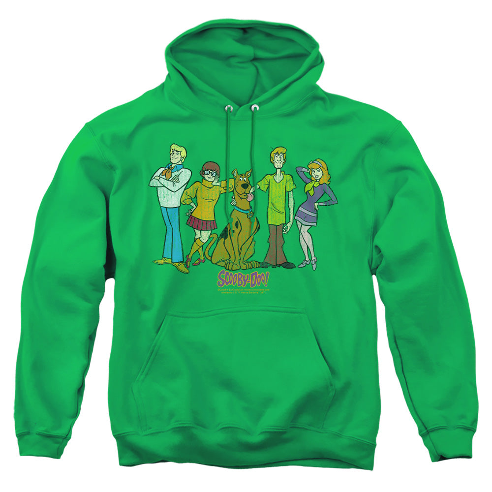 Scooby Doo Scooby Gang Mens Hoodie Kelly Green