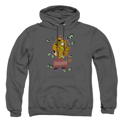 Scooby Doo Being Watched Mens Hoodie Charcoal Officially Licensed