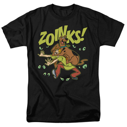 Scooby Doo Zoinks Mens T Shirt Charcoal Officially Licensed