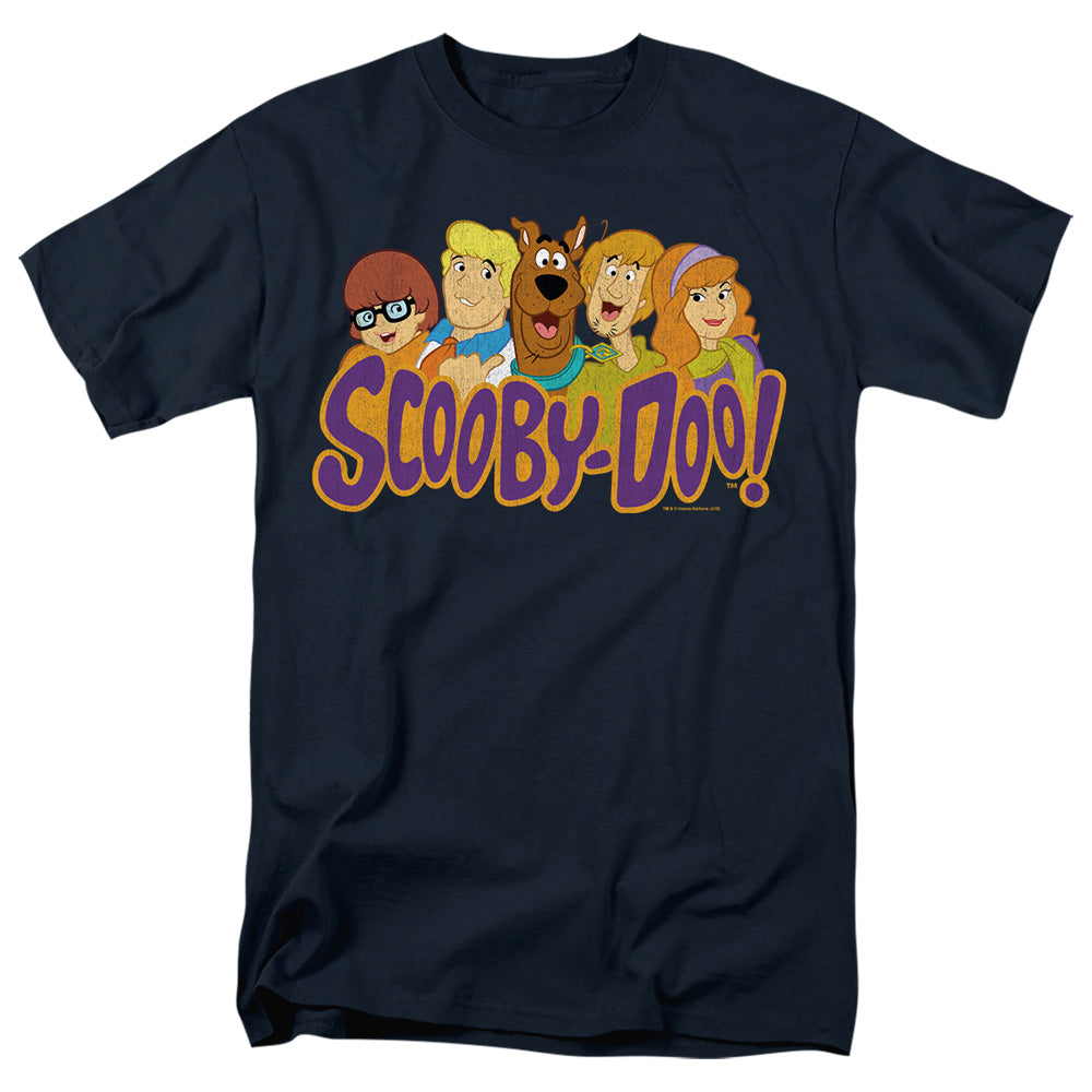 Scooby Doo! Scooby Gang Mens T Shirt Navy Officially Licensed