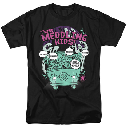 Scooby Doo Meddling Since 1969 Mens T Shirt Black Officially Licensed