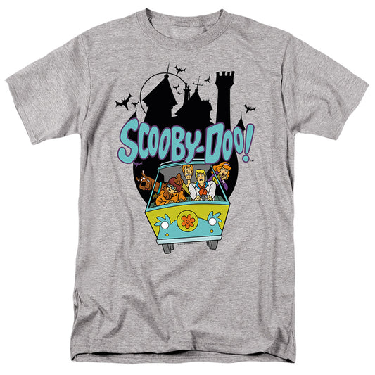 Scooby Doo! Drive! Mystery Machine Mens T Shirt Athletic Heather Officially Licensed