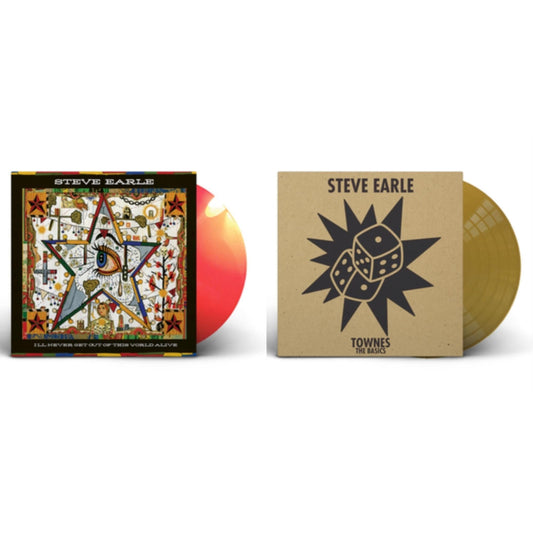Steve Earle - I'll Never Get Out Of This World Alive (Orange LP Vinyl) & Townes: The Basics (Gold LP Vinyl)