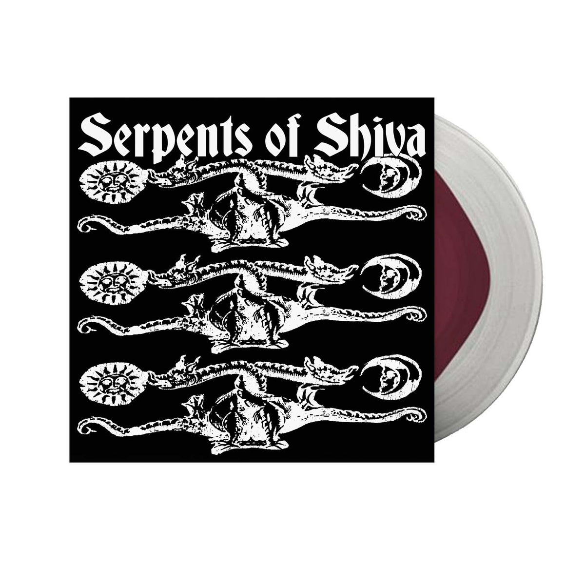 Serpents of Shiva - Serpents of Shiva [7"] (Limited Edition - Only 200 Made, Maroon in Clear Vinyl) Vinyl Record