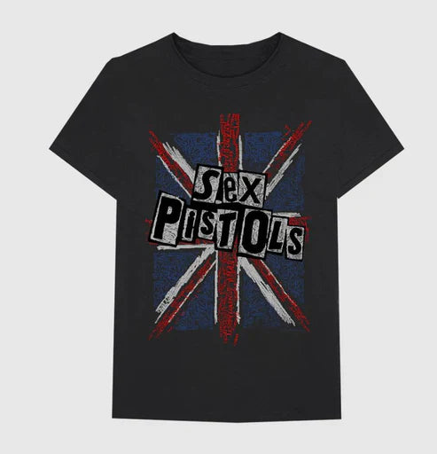 Sex Pistols Union Jack Flag Mens T-shirt