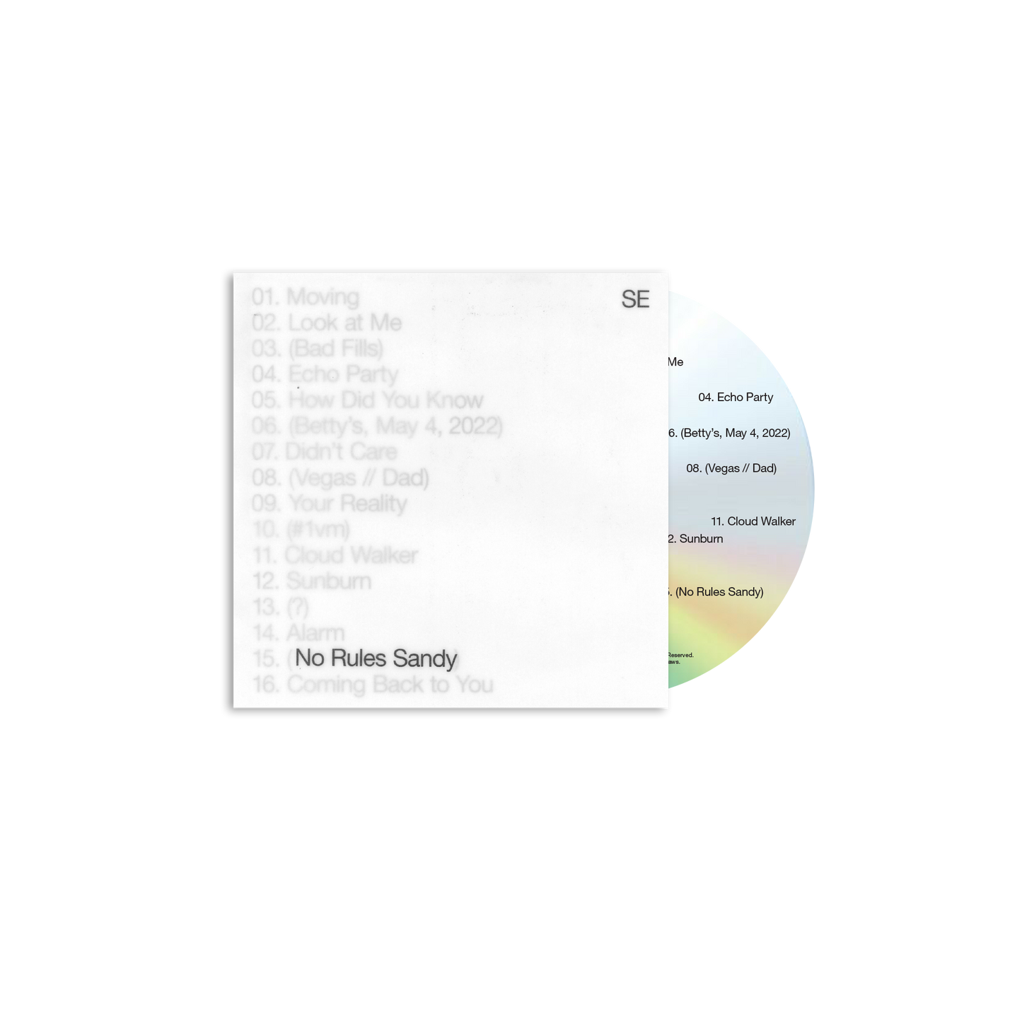 Sylvan Esso No Rules Sandy Music CD