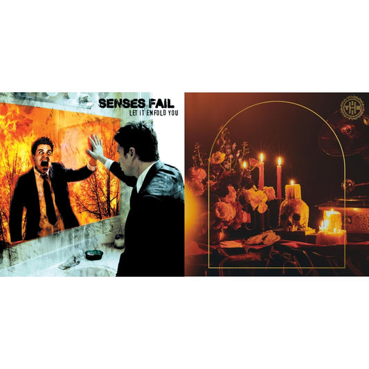 Senses Fail - Let It Enfold You (X) & Hell Is In Your Head (Beer & Gold Butterfly W/ Bone Splatter LP Vinyl) (I)