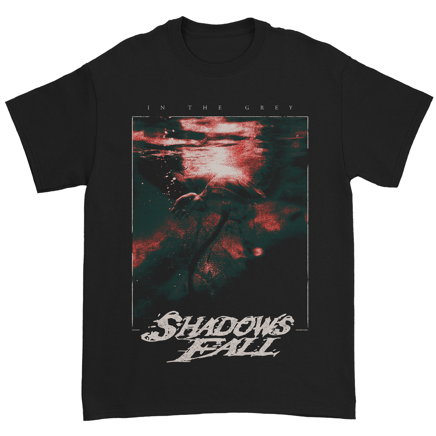 Shadows Fall In The Grey Mens T Shirt