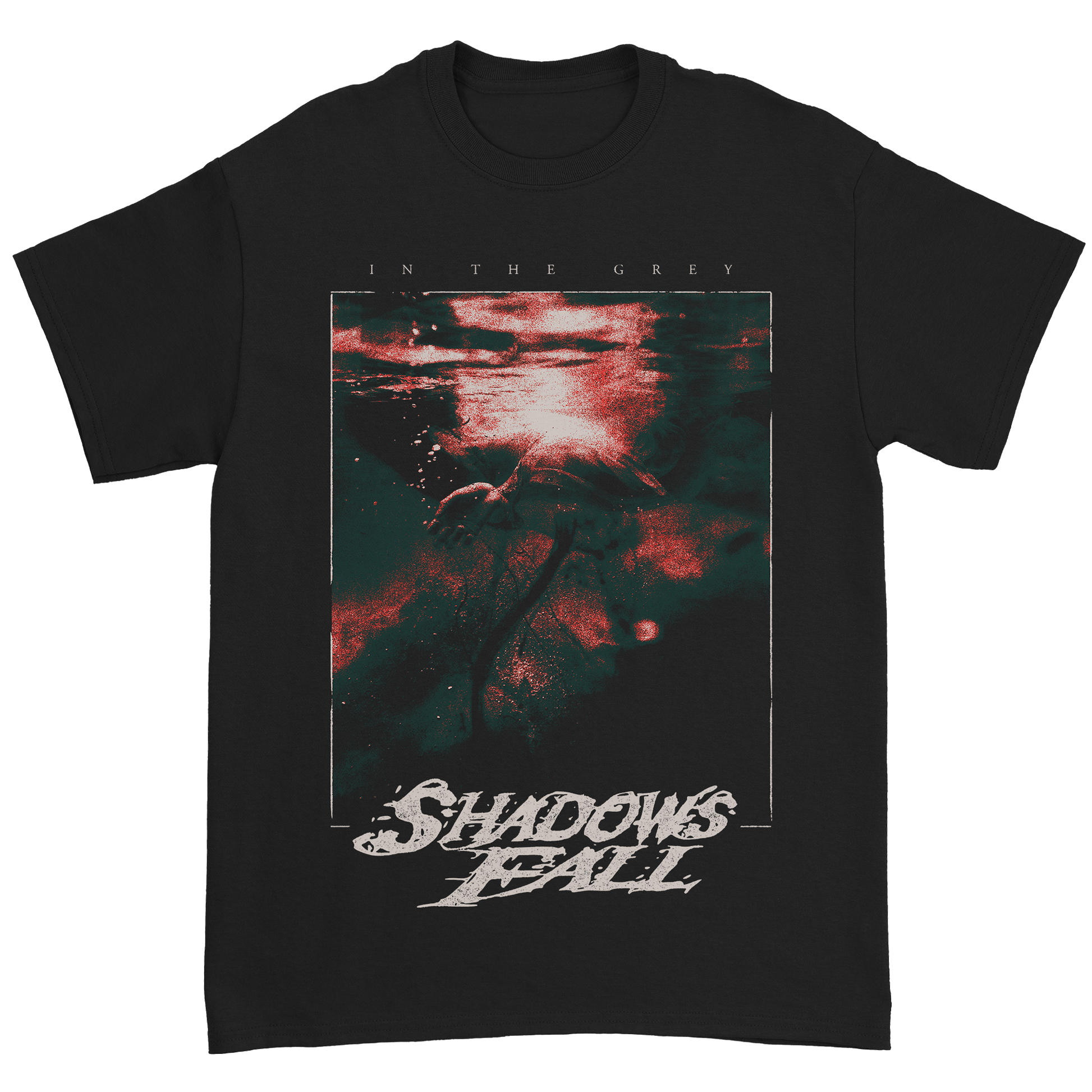 Shadows Fall In The Grey Mens T Shirt