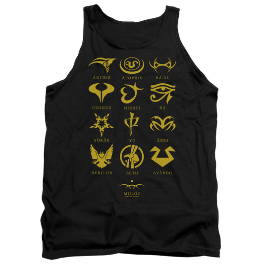 Sg1 Goauld Characters Mens Tank Top Shirt Black