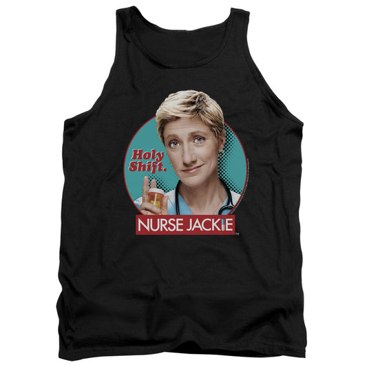 Nurse Jackie Holy Shift Mens Tank Top Shirt Black