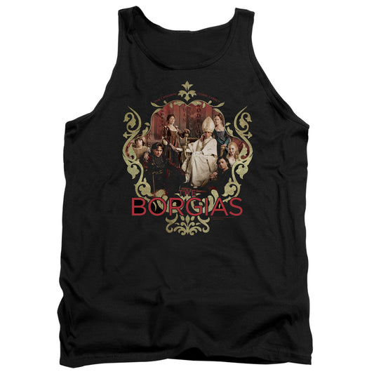 Borgias Family Portrait Mens Tank Top Shirt Black