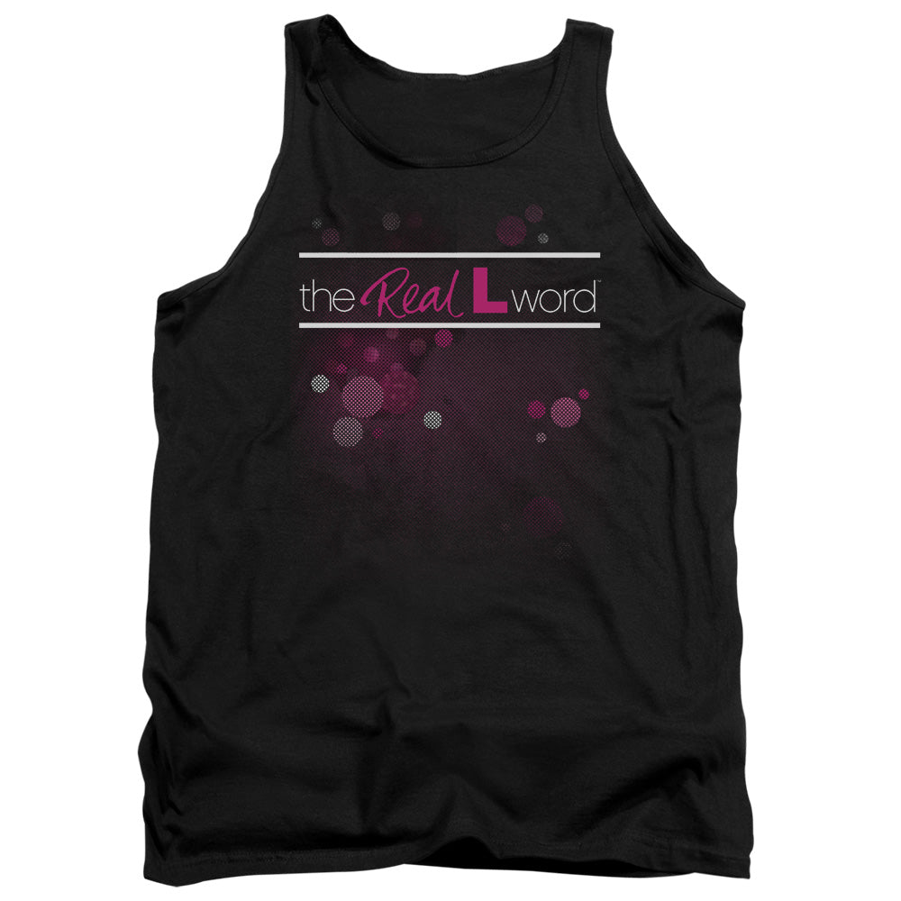 Real L Word Flashy Logo Mens Tank Top Shirt Black