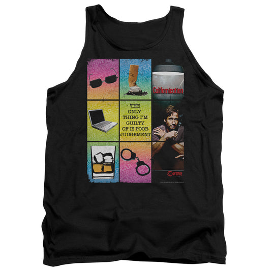 Californication Poor Judgement Mens Tank Top Shirt Black