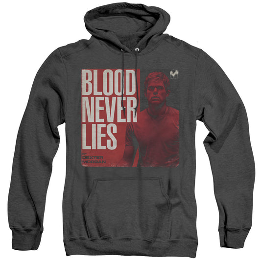 Dexter Cover Heather Mens Hoodie Black Officially Licensed