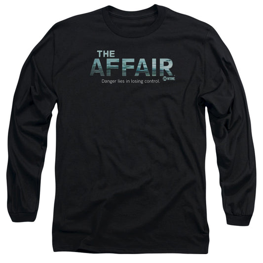 Affair Ocean Logo Mens Long Sleeve Shirt Black