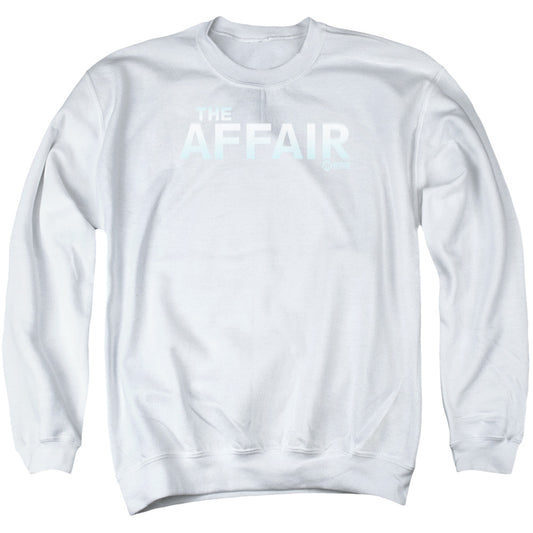 Affair Logo Mens Crewneck Sweatshirt White