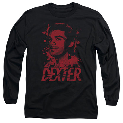 Dexter Born In Blood Mens Long Sleeve Shirt Black Officially Licensed
