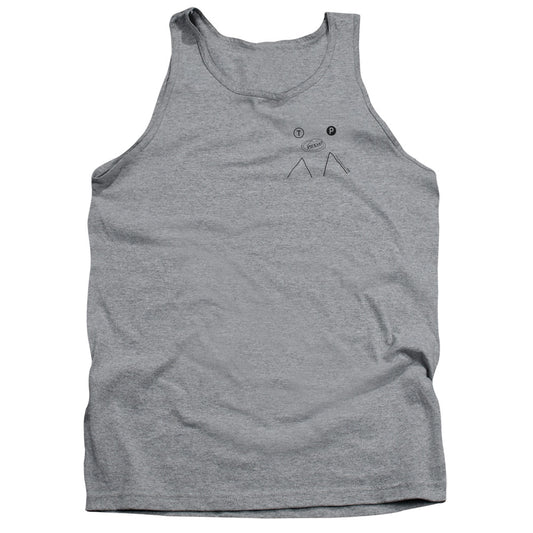 Twin Peaks Peak Pie Mens Tank Top Shirt Athletic Heather