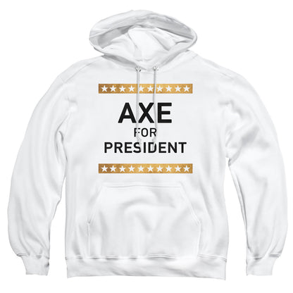 Billions Axe For President Mens Hoodie White Officially Licensed