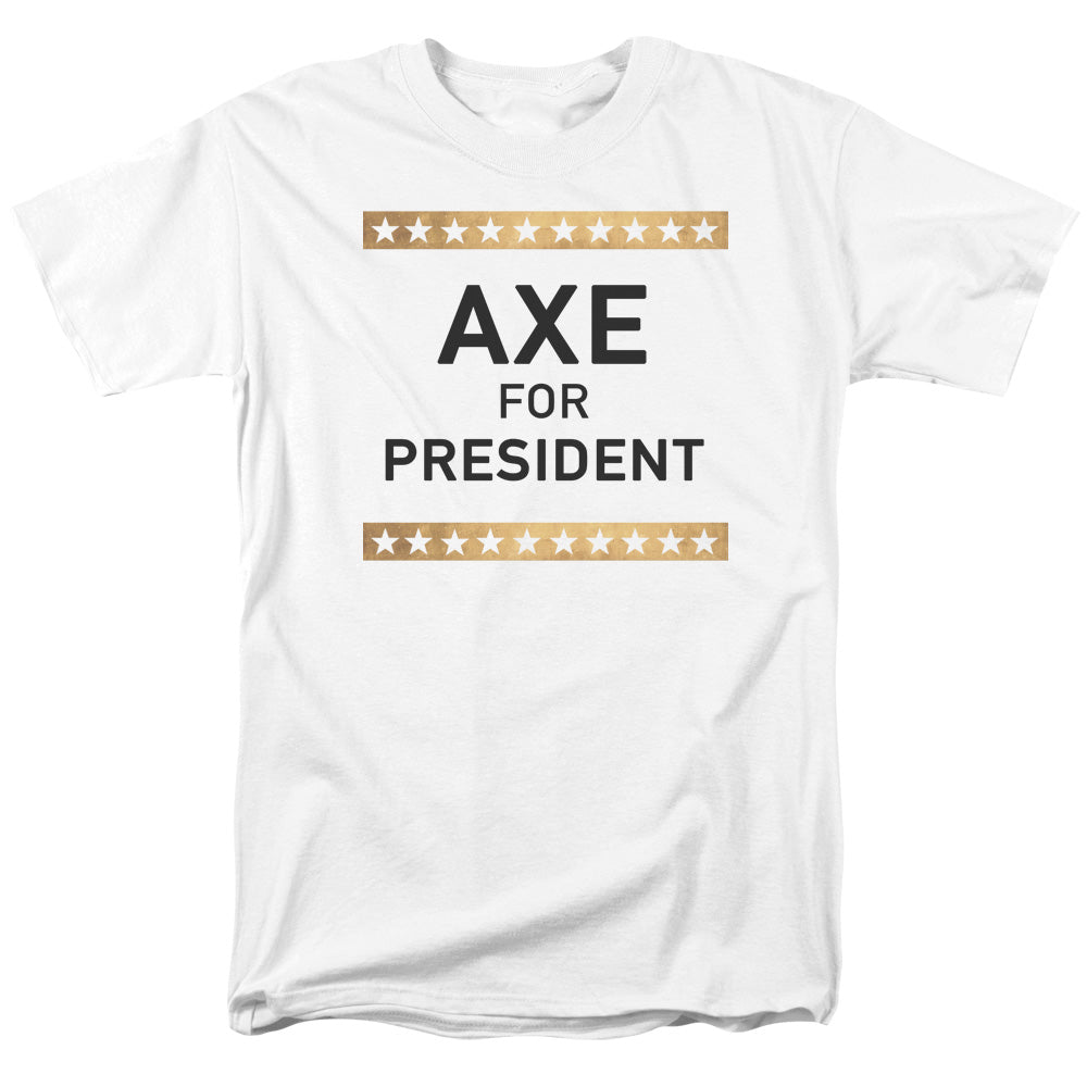 Billions Axe For President Mens T Shirt White