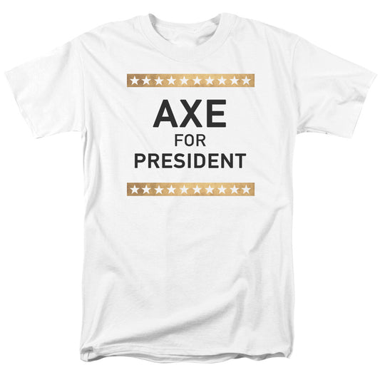 Billions Axe For President Mens T Shirt White