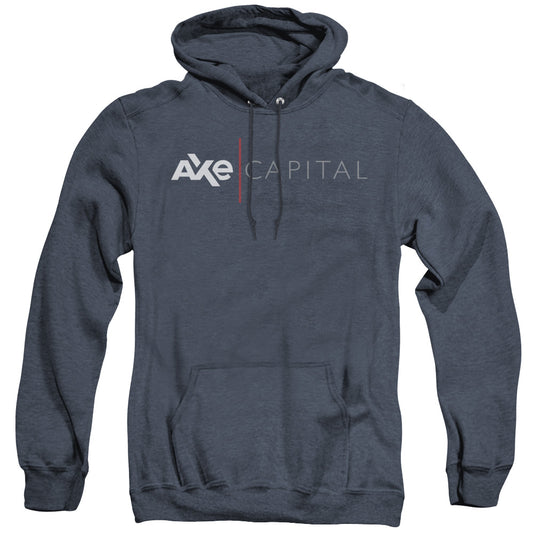 Billions Corporate Heather Mens Hoodie Navy Officially Licensed